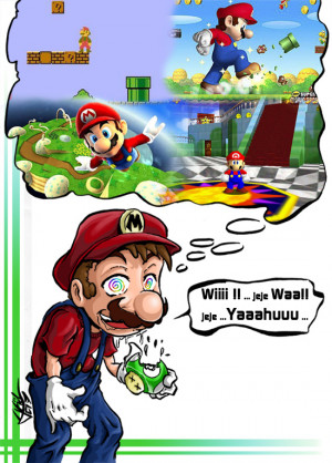 Mario Mushroom Adventures by Noelet