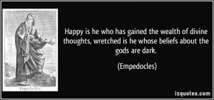 More Empedocles Quotes