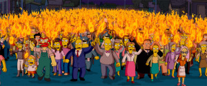 Simpsons-Angry-Mob
