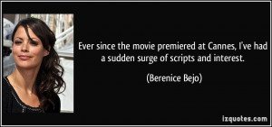 More Berenice Bejo Quotes