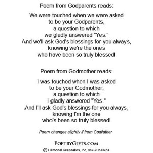 godparent poems from godchild