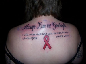 Tattoo Quotes and Breast Cancer Ribbon Tattoos
