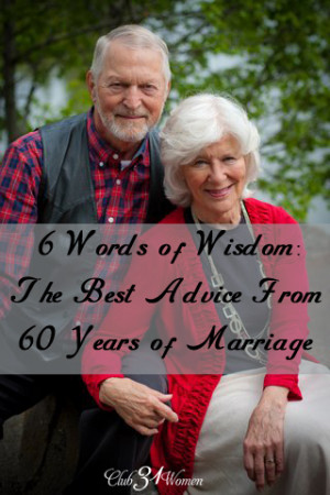 Words of Wisdom: The Best Advice from 60 Years of Marriage