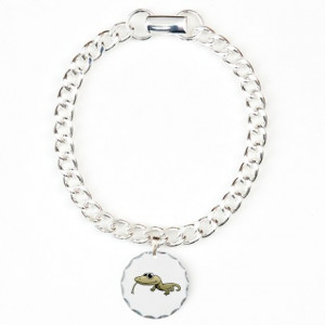 Dragon Gifts > Dragon Jewelry > Cartoon Komodo Dragon Charm Bracelet ...
