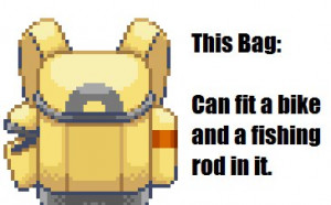 funny pokemon bag game bike fishing rod