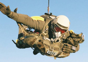 Highest Man-Dog Parachute Deployment
