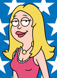 ... like this character (Francine from American Dad). Rock it, Bobbi