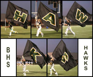 Custom Football Touchdown Flags