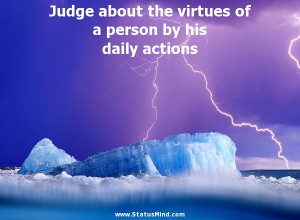 ... person by his daily actions - Blaise Pascal Quotes - StatusMind.com