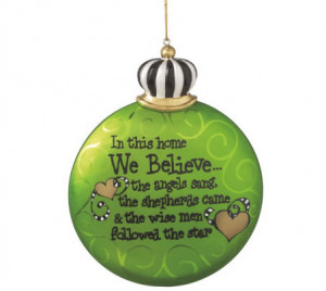 suzy toronto we believe in this house suzy toronto christmas ornament ...