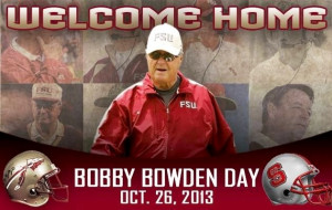 Bobby Bowden Day will be at the stadium for the FSU vs NC State ...