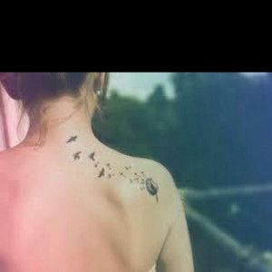 Tattoo, Tattoo Dandelion, Dandelions Birds Tattoo, Back Tattoo ...