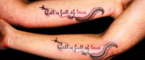 couples-tattoos-all is full of love