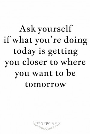 ask yourself...