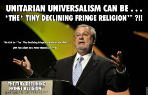 ... declining fringe religion into the religion for our time just asking