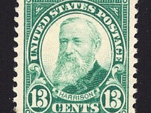 Benjamin Harrison Postage Stamp