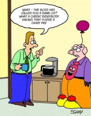 Cartoon: Dumb Ox (medium) by Karsten tagged jobs,employees,employers ...