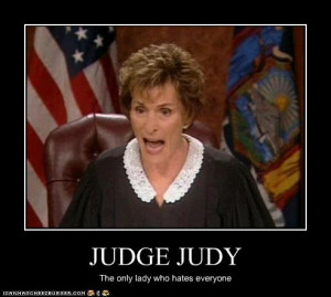 Judge Judy And Her Baliff