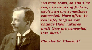 Charles W. Chesnutt's Quotes