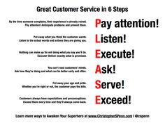Great Customer Service in One Slide More
