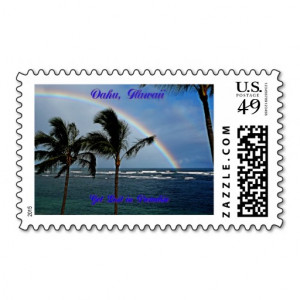 Hawaiian Words and Quotes Stamp