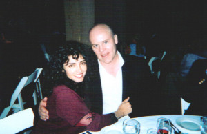 Her with Thomas Dolby, they've been married since 1988)