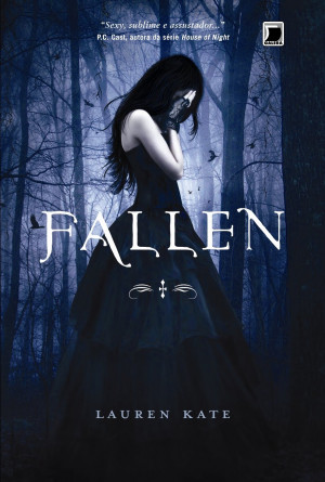 hardcover copy of the book fallen by lauren kate