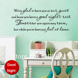 ... -16x40in-We-re-Glad-to-Have-You-as-Our-Guests-bedroom-wall-quote.jpg