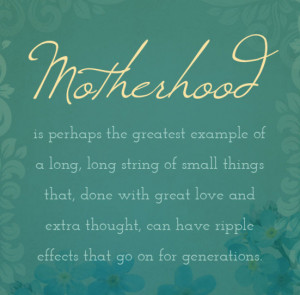 Motherhood and Spirituality