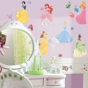 RoomMates Disney® Princess Quotes Wall Decals with Glitter
