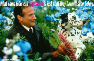 ... , is just stuff they haven’t seen before. – What Dreams May Come