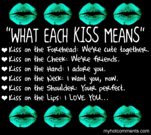 Picture: what kisses mean to meeeeeeee....