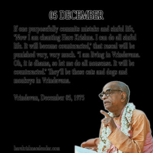 December Quotes ~ Srila Prabhupada's Quotes In December | Hare Krishna ...