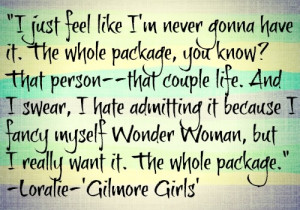 Gilmore Girls quotes!