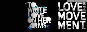 to write love on her arms cover photo