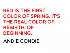 red color quotes caption red is the first color of