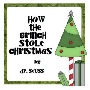 Free! How the Grinch Stole Christmas printable focusing on verbs ...