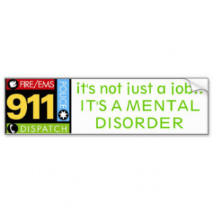 911 Operator Car Bumper Sticker