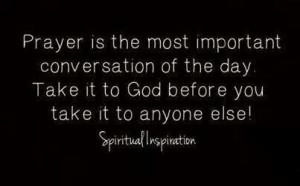 Prayer works.