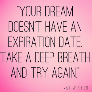 ... again kt witten inspirational quote julie flyagre narcolepsy blogger