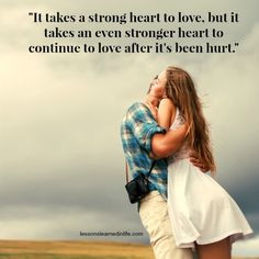 It takes a strong heart to love love quotes couples storm outdoors ...