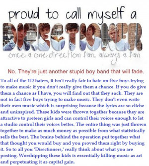 To 1D haters and 'directioners' alike