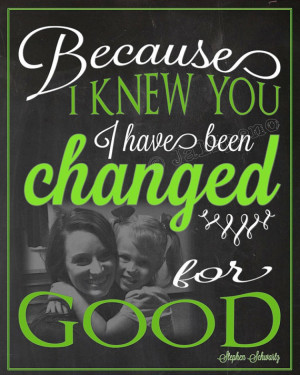 Wicked Quote - I Have Been Changed 