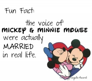 Voice of Mickey and Minnie Mouse married