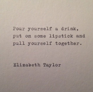 Elizabeth Taylor Quote Hand Typed on Vinatge by farmnflea on Etsy, $9 ...