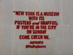 Rap Quotes' street art marks specific city locales mentioned on rap ...