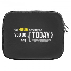 Future Motivational Quotes Zipper Pouch