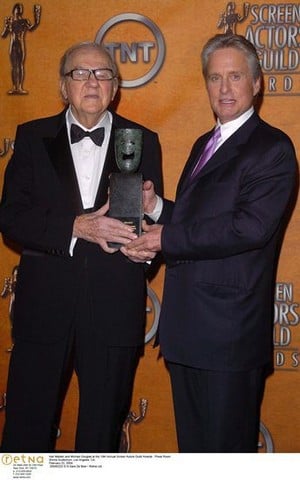 Karl Malden and Michael Douglas at the 10th Annual Screen Actors Guild ...
