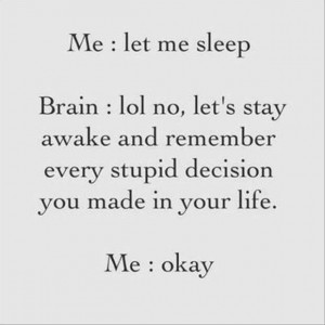 Every night...