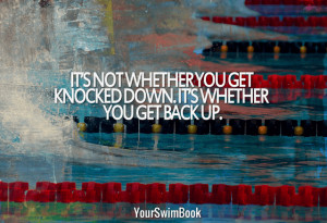 get knocked down it s whether you get back up